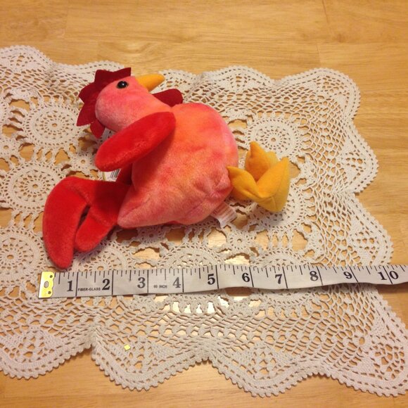 Ty Beanie Baby Strut The Rooster 🐓 DOB March 8, 1996 - Picture 4 of 9